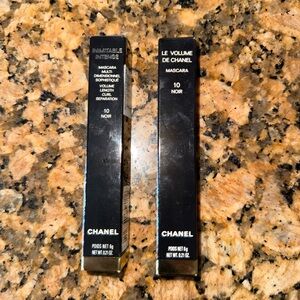 X2 Chanel mascara, empty boxes, a Nordstrom shank